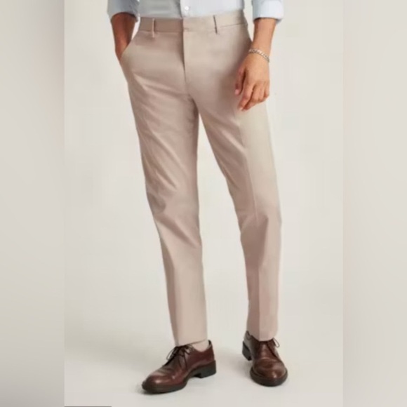 Bonobos Weekday Warrior Wednesday Slim Chino Pants Tan Khaki 100% Cotton 32x32 - Picture 1 of 15